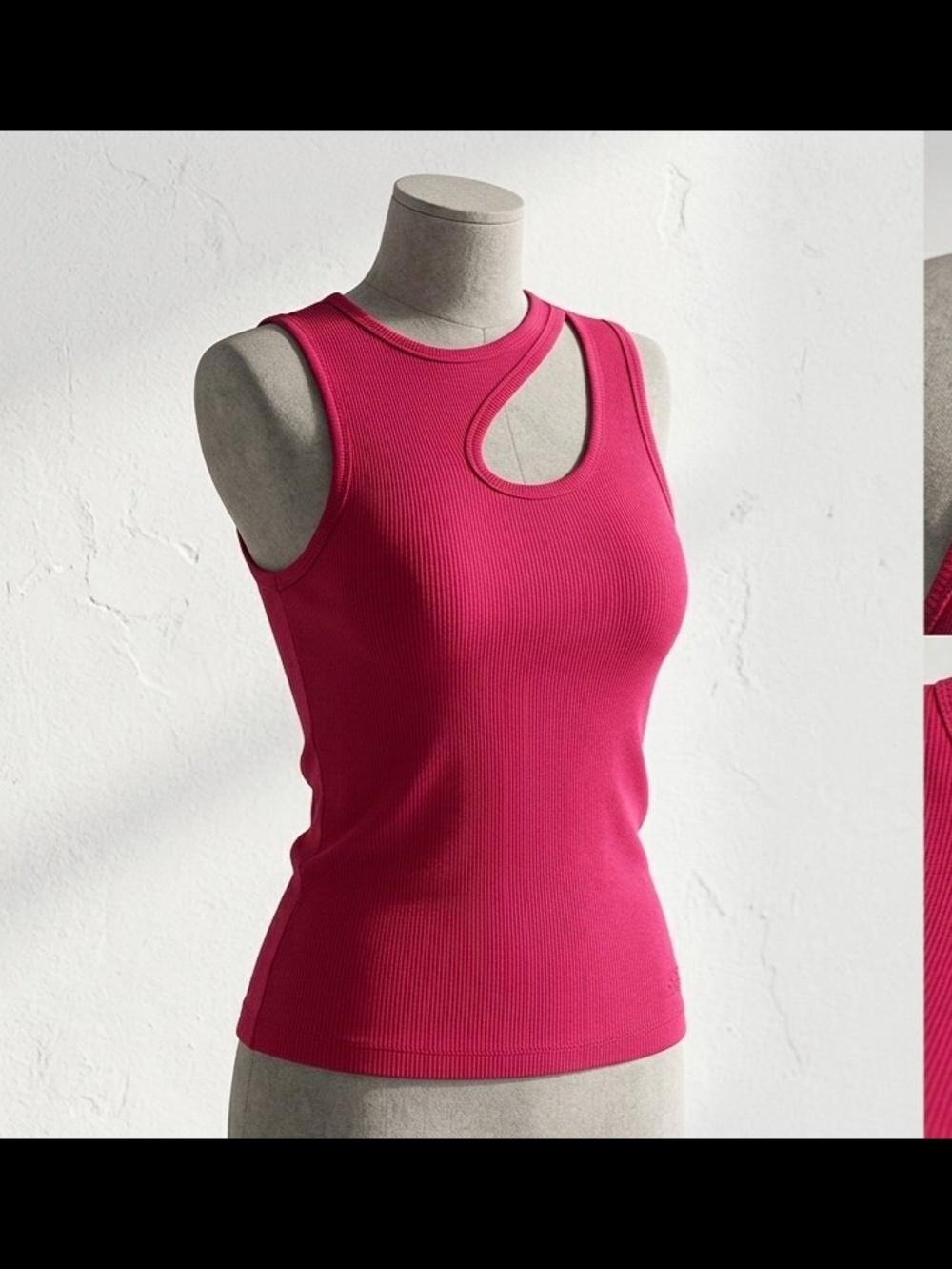 Lauren Ralph Lauren Pink Cut-Out Tank Top - Size S (NWT) - Picture 13 of 13